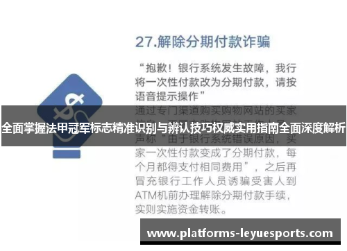 全面掌握法甲冠军标志精准识别与辨认技巧权威实用指南全面深度解析
